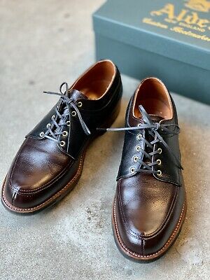 Alden D0602C Brown and Black Regina Grain Saddle Shoe