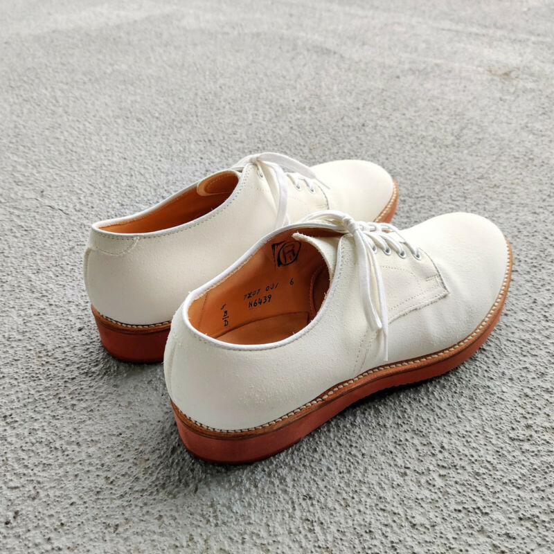 Alden N6439 White Suede Plain Toe Dover | Alden Model Project