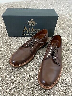 Alden D5407 Brown Trapper Calf Plain Toe Blucher