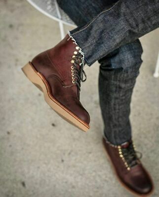 Alden D6836H Mahogany Chromexcel Plain Toe Boot