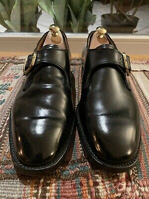 Alden 1525 Black Shell Cordovan Monk Strap
