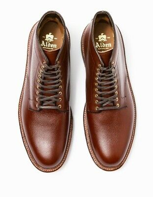 Alden 45622H Brown Alpine Grain Plain Toe Boot