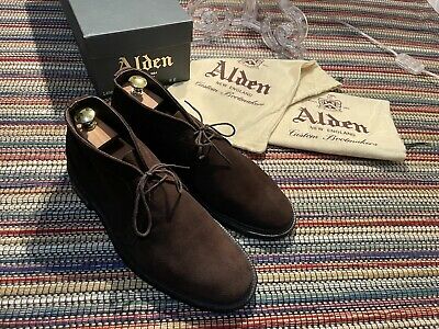 Alden 14960 Dark Brown Suede Chukka