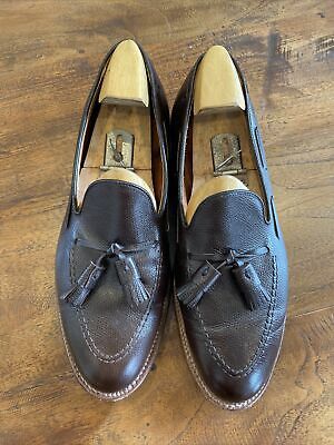 Alden D8102 Dark Brown Alpine Grain Tassel Loafer