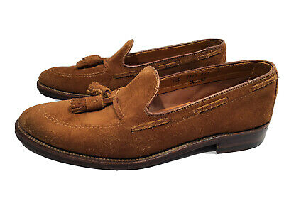 Alden 3403UF Tan Suede Tassel Loafer