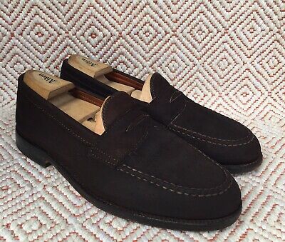 Alden 6768 Dark Brown Suede LHS / Penny Loafer