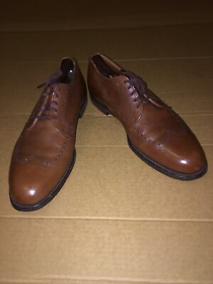 Alden 636 Cognac Scotch Grain Short Wing Tip Blucher