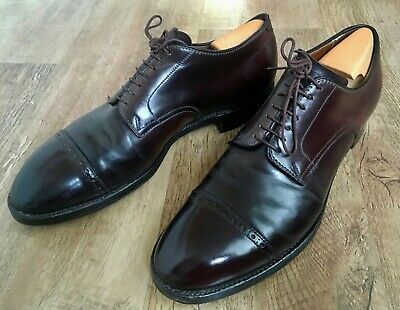 Alden 56259 Color 8 Shell Cordovan Perforated Straight Tip Blucher