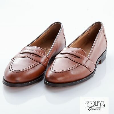 Alden 7660 Burnished Tan Alpine Grain Full Strap Loafer