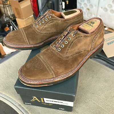 Alden M4303 Snuff Suede Medallion Tip Blucher