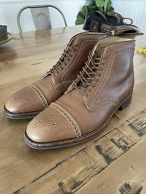 Alden D6863C Natural Chromexcel Medallion Cap Toe Boot