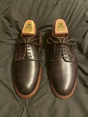 Alden M6405 Color 8 Shell Cordovan Plain Toe Blucher