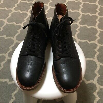 Alden 4581 Black Regina Grain Plain Toe Boot