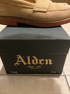 Alden 71681 Tan Suede LHS / Penny Loafer