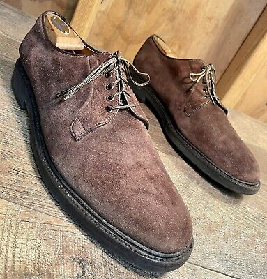 Alden 94311S Brown Suede Plain Toe Blucher