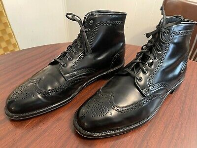 Alden　44669C　ブラック シェルコードバン　Wing Tip Boot Alden 44695 Black Shell Cordovan Wing Tip Boot | Alden Model