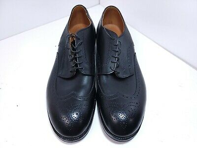 Alden 542 Black Calfskin Short Wing Tip Blucher