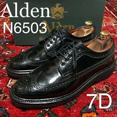 Alden N6503 Black Shell Cordovan Long Wing Blucher