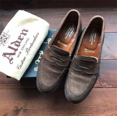 Alden 96162F Brown Suede LHS / Penny Loafer