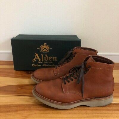 Alden 4582H Brown Plain Toe Boot