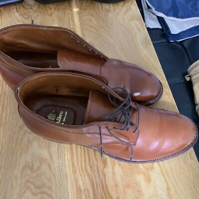 Alden 86490 Tan Calfskin Plain Toe Boot