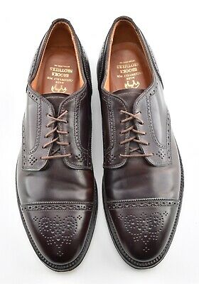 Alden 02145 Color 8 Shell Cordovan Medallion Tip Blucher