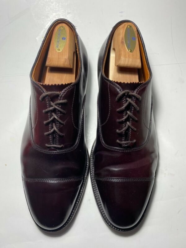 Alden 9070 Color 8 Shell Cordovan Straight Tip Bal | Alden Model Alden 9070 Color 8 Shell Cordovan Straight Tip Bal | Alden Model