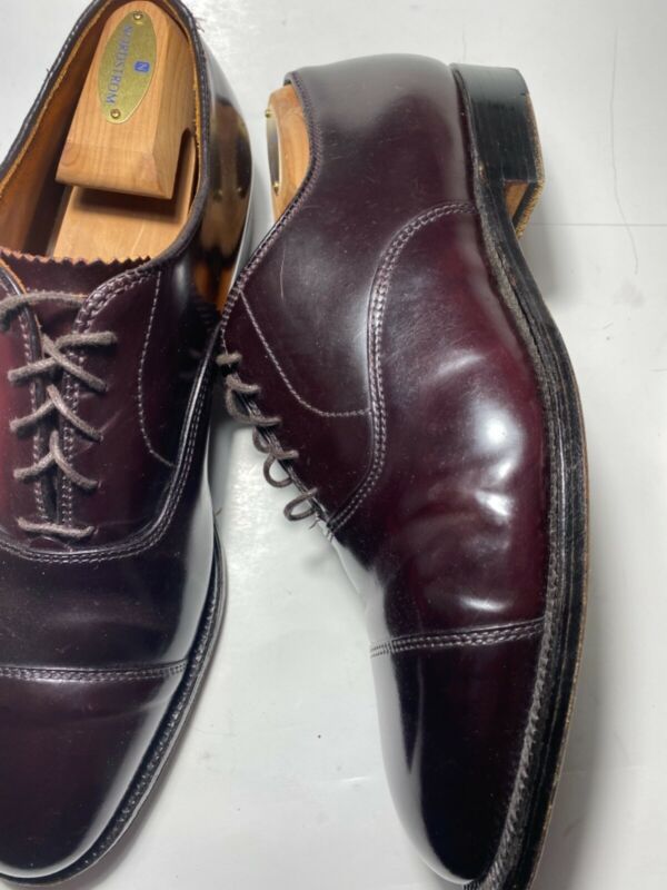 Alden 9070 Color 8 Shell Cordovan Straight Tip Bal | Alden Model Alden 9070 Color 8 Shell Cordovan Straight Tip Bal | Alden Model