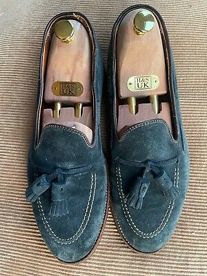 Alden 36959F Navy Suede Tassel Loafer