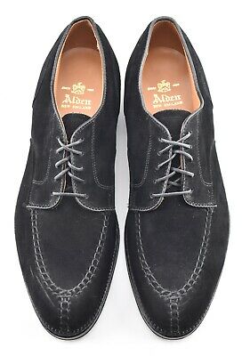 Alden 2241 Black Suede Norwegian Front Blucher