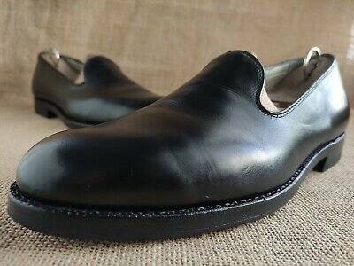 Alden 3605 Black Calfskin Slip-On Loafer