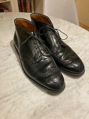 Alden 8655 Black Shell Cordovan Wing Tip Boot