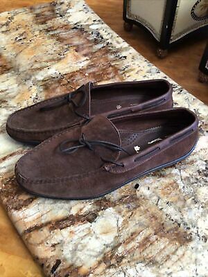 Alden H155 Dark Brown Suede Camp Mocc Loafer