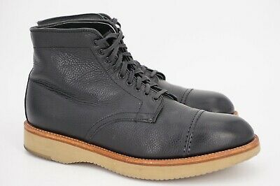 Alden 86045 Black Regina Grain Cap Toe Boot