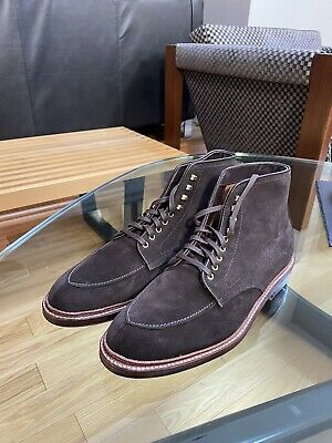 Alden D1947H Chocolate Suede V-Tip Boot
