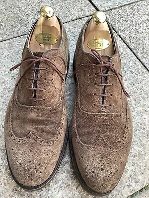 Alden 97420Y Brown Suede Wing Tip Bal