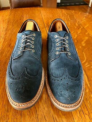 Alden 97676 Navy Suede Long Wing Blucher