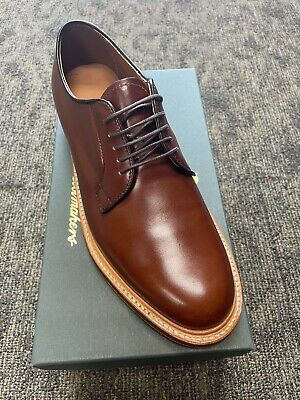 Alden 93986 Brown Calfskin Plain Toe Blucher