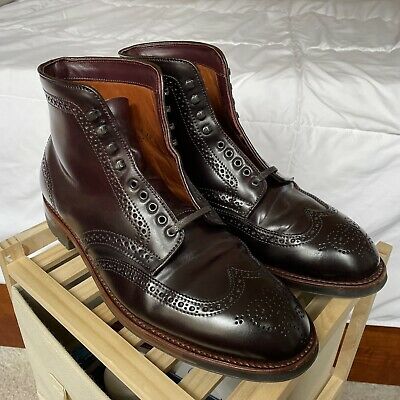 Alden 44801HC Color 8 Shell Cordovan Wing Tip Boot