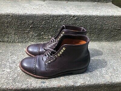 Alden D1871H Arabica Lux Perforated Cap Toe Boot