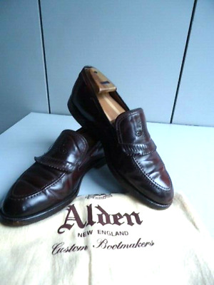 Alden 3215 Color 8 Shell Cordovan Medallion Loafer