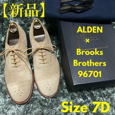 Alden 96701 Milkshake Suede Medallion Tip Bal