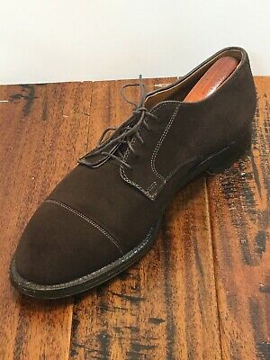 Alden 00064 Brown Suede Straight Tip Blucher