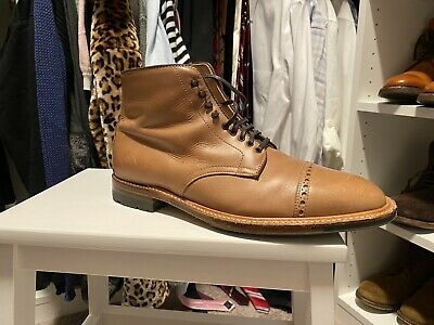 Alden D9803HC Natural Chromexcel Perforated Cap Toe Boot