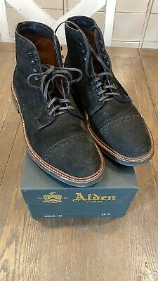 Alden D9845HC Earth Reverse Chamois Perforated Cap Toe Boot