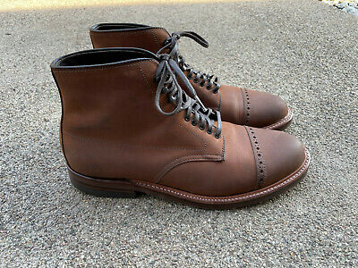 Alden D7829H Tobacco Chamois Perforated Cap Toe Boot