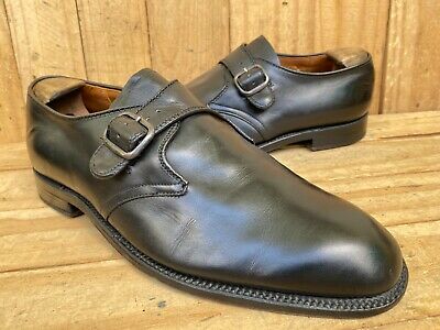 Alden 1577 Black Calfskin Monk Strap