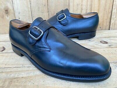 Alden 1577 Black Calfskin Monk Strap