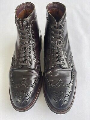 Alden 44801HC Color 8 Shell Cordovan Wing Tip Boot