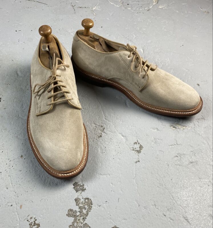 Alden M7409F Milkshake Suede Plain Toe Dover | Alden Model
